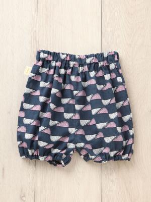 ベビー ブルマ|【日本製】ANGELIEBEオリジナル  プリントブルマ|ねずみネイビー