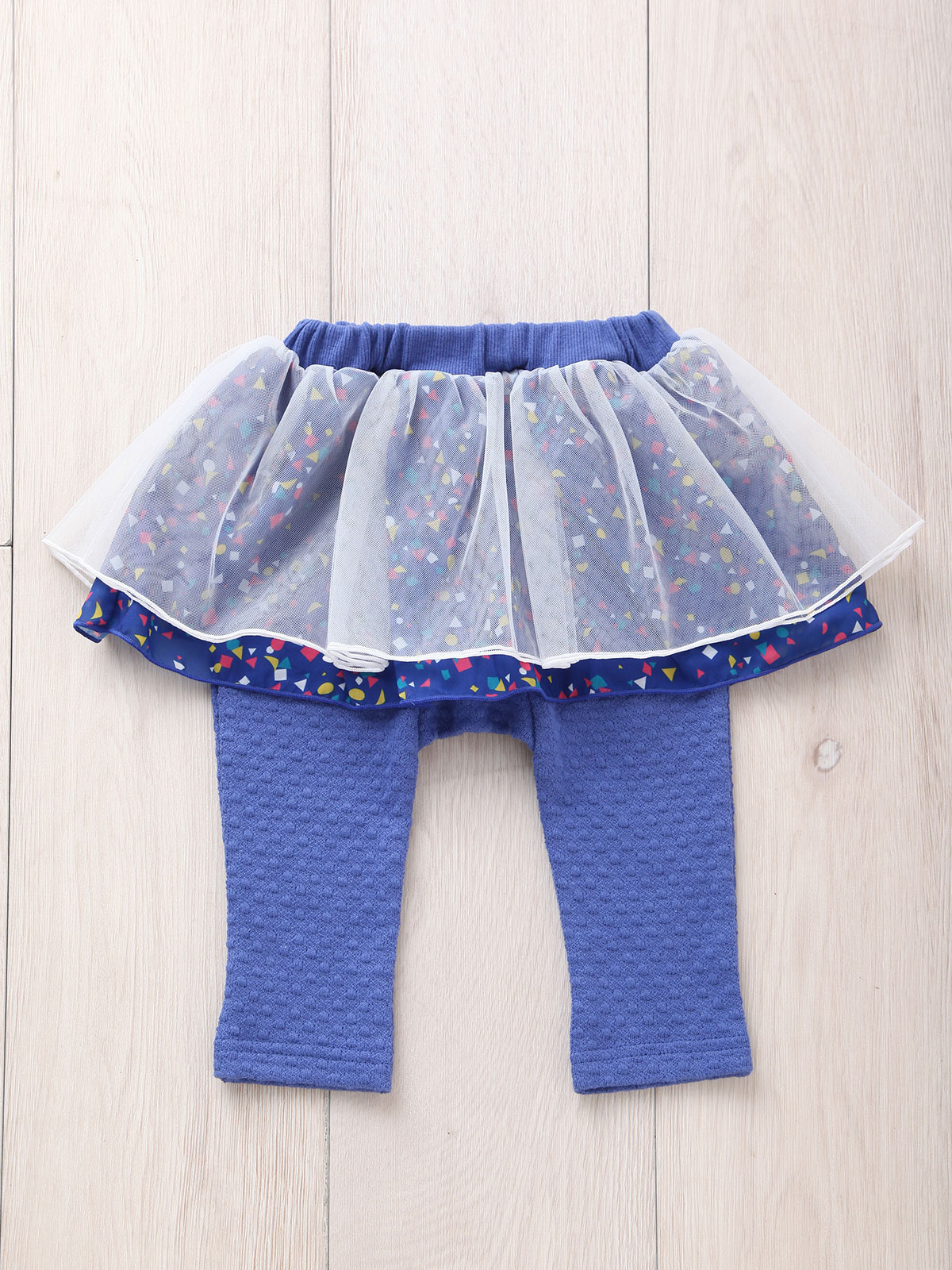 ベビー パンツ|Kids zoo(キッズズー)チュールスカッツ|ネイビー