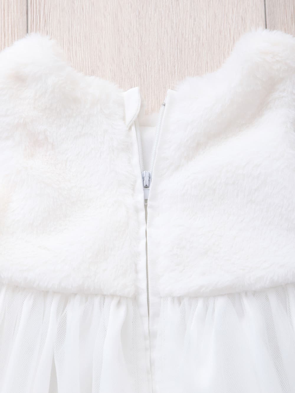 ベビー ワンピース|Kids zoo（キッズズー）ベビードレス|ホワイト