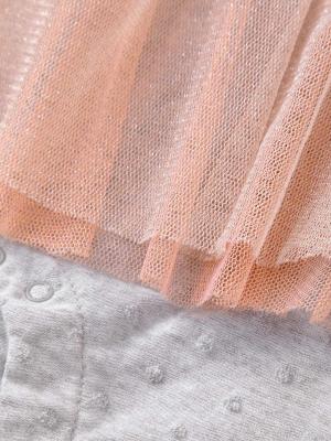 ベビー ワンピース|Caldia（カルディア）花付スカートオール|ホワイト