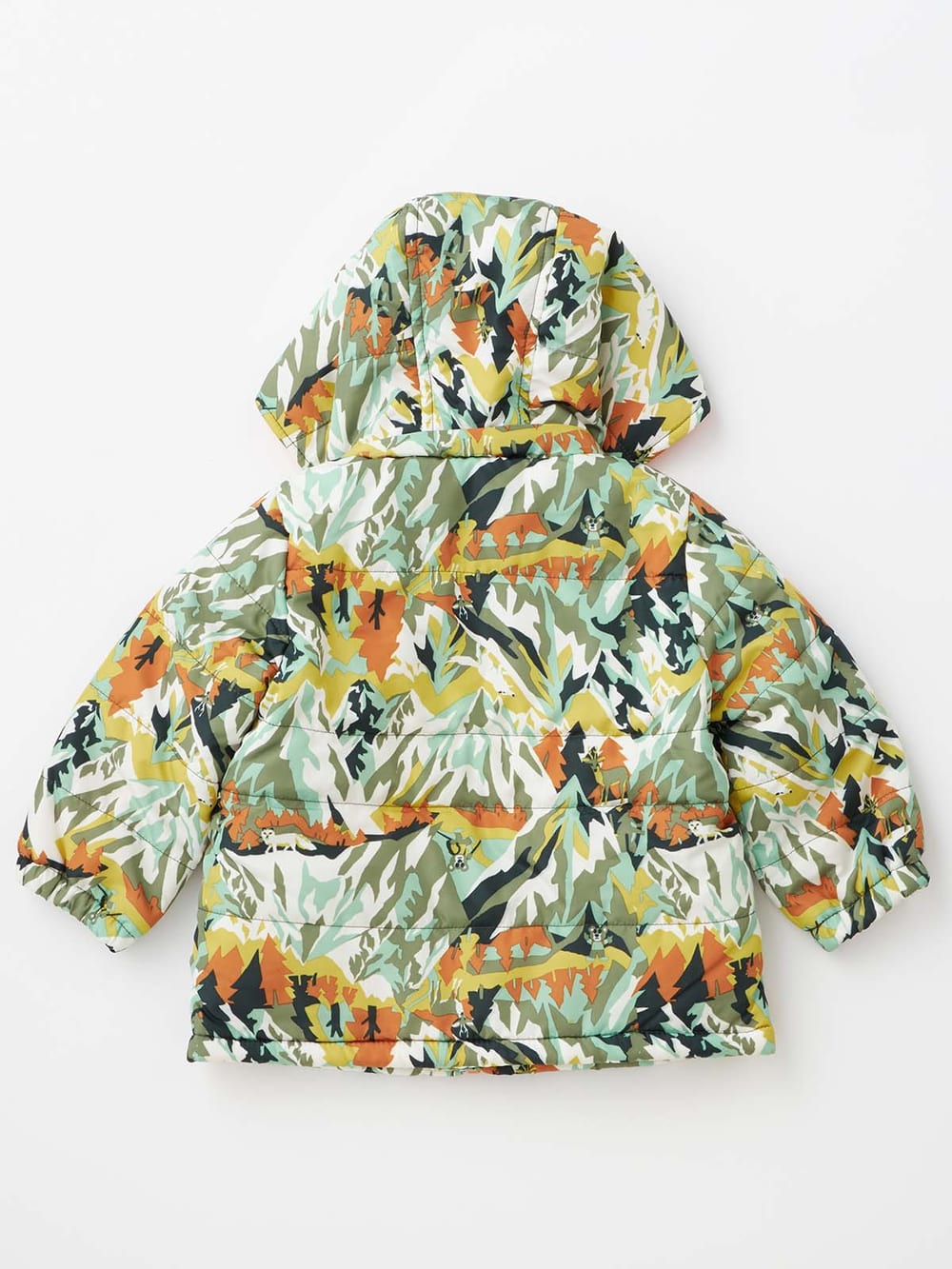 ベビー アウター|【LITTLE BEAR CLUB】マウンテンプリント中綿ジャケット