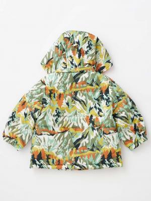 ベビー アウター|【LITTLE BEAR CLUB】マウンテンプリント中綿ジャケット