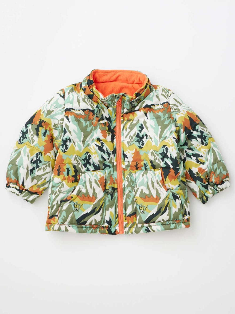 ベビー アウター|【LITTLE BEAR CLUB】マウンテンプリント中綿ジャケット