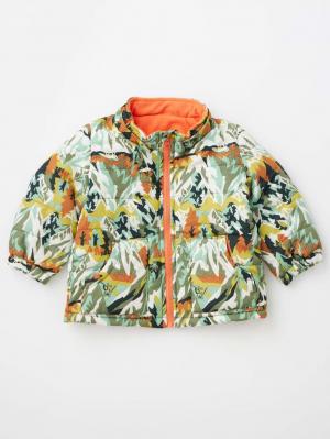 ベビー アウター|【LITTLE BEAR CLUB】マウンテンプリント中綿ジャケット