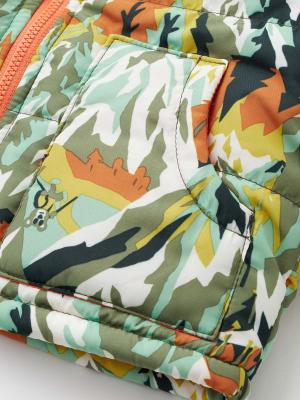 ベビー アウター|【LITTLE BEAR CLUB】マウンテンプリント中綿ジャケット