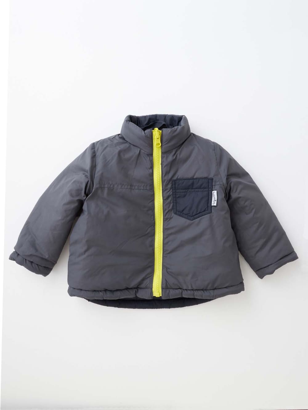 アウトレット|【ベビー服】MAKE YOUR DAY（メイクユアデイ）リバーシブル中綿ジャケット|ブラック