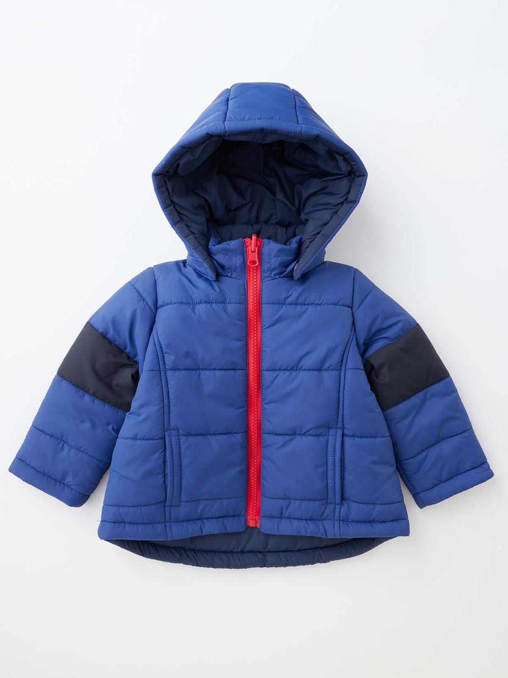 アウトレット|【ベビー服】MAKE YOUR DAY（メイクユアデイ）リバーシブル中綿ジャケット|ブルー