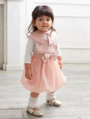 スタイ(よだれかけ)|Seraph(セラフ)リボンスタイ|ピンク