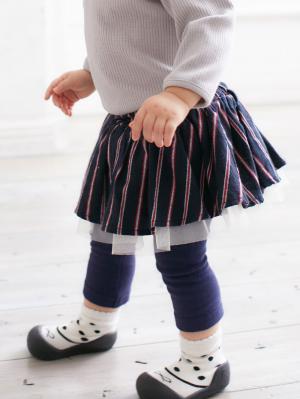 ベビー パンツ|Ampersand（アンパサンド）ストライプスカッツ|ネイビー