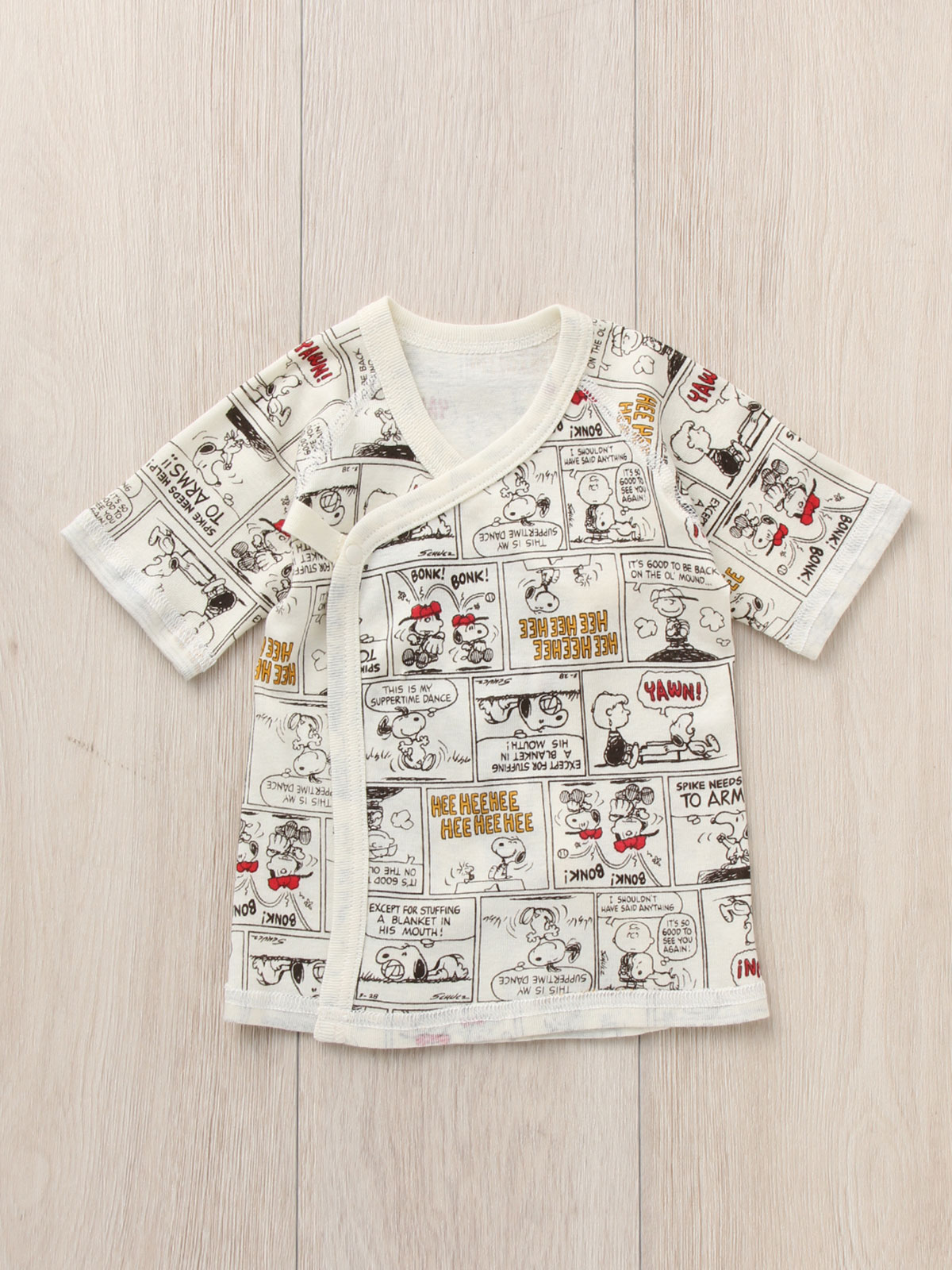 Peanuts F O U Snoopy肌着2点セット エンジェリーベ ベビー 新生児服 ベビー用品通販 エンジェリーベ 公式