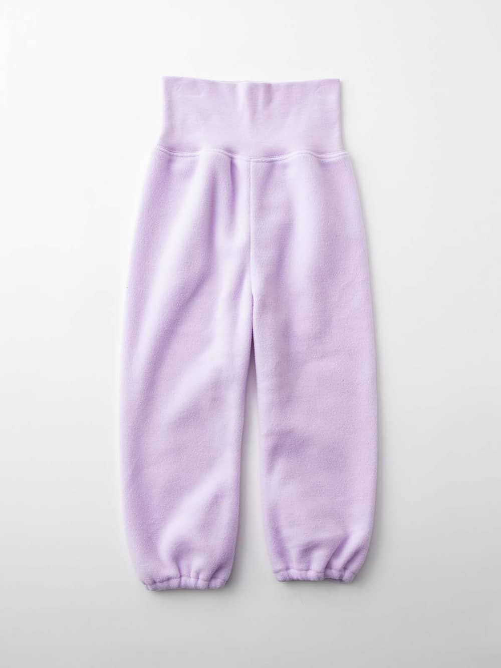 ベビーパジャマ・スリーパー|Ampersand（アンパサンド）うさぎと山のフリースパジャマ|ラベンダー