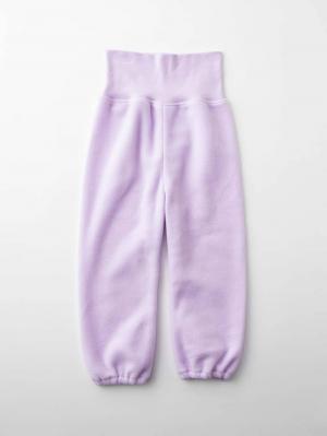 ベビーパジャマ・スリーパー|Ampersand（アンパサンド）うさぎと山のフリースパジャマ|ラベンダー