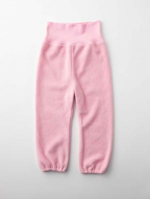 ベビーパジャマ・スリーパー|Ampersand（アンパサンド）うさぎと山のフリースパジャマ|ピンク