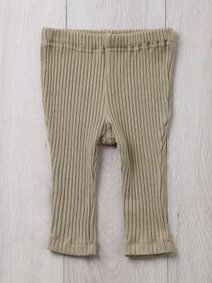 ベビーシューズ・ファーストシューズ・ベビー靴下|ANGELIEBEオリジナル  リブレギンス|ペールカーキ