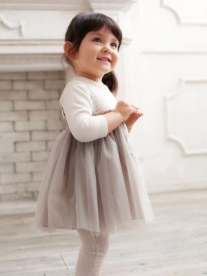 ベビーシューズ・ファーストシューズ・ベビー靴下|ANGELIEBEオリジナル  リブレギンス|アイボリー