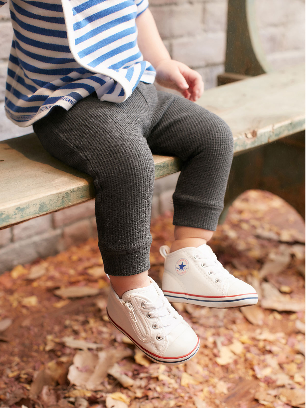 アウトレット|【親子コーデ可】ANGELIEBEオリジナル  サーマルスパッツ|杢チャコール