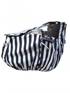 ベビーカー|【FABHUG】子乗せ自転車用前カバー|ストライプ