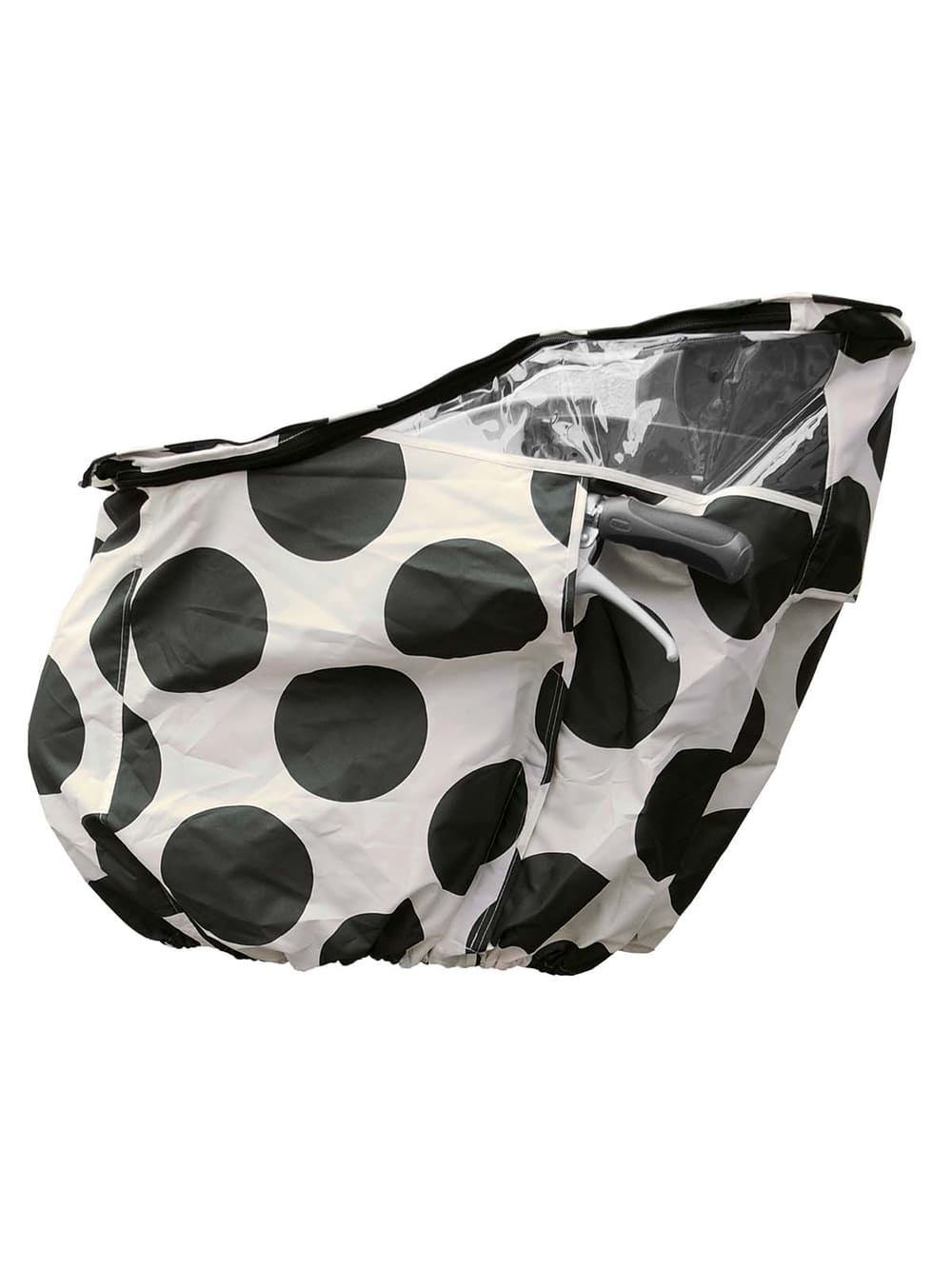 ベビーカー|【FABHUG】子乗せ自転車用前カバー|ドット