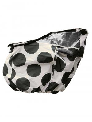 ベビーカー|【FABHUG】子乗せ自転車用前カバー|ドット