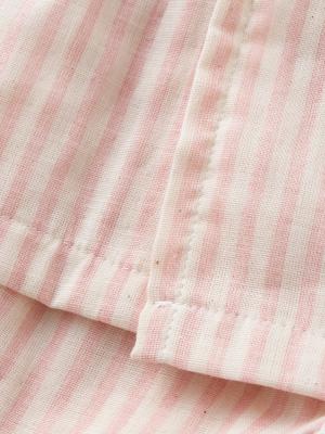 甚平・浴衣|【日本製】ANGELIEBEオリジナル  Wガーゼストライプフリル甚平