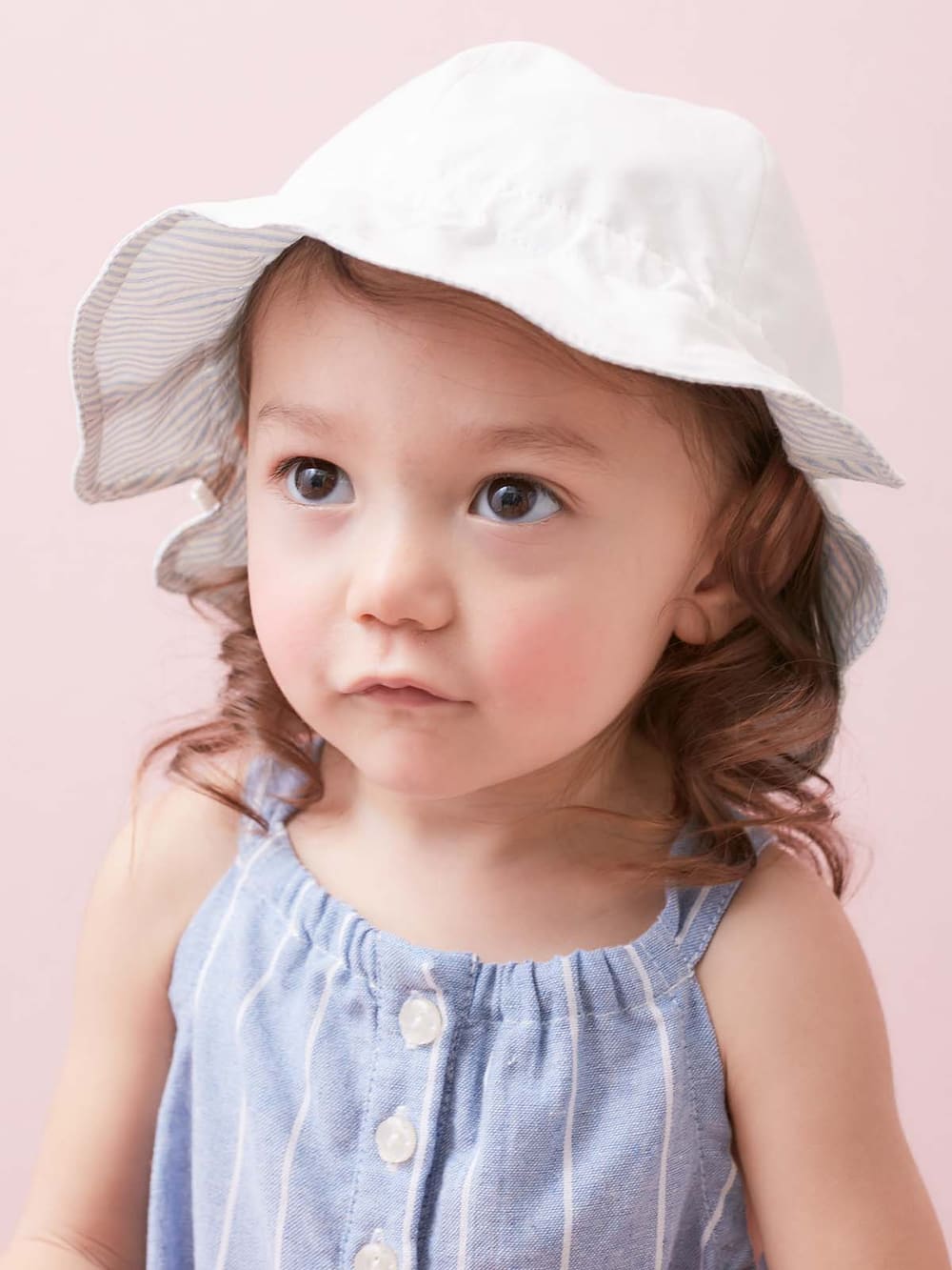 日本製 Petit Bonheur Uvカット オーガニックコットンかぼちゃハット ベビー 新生児 服 ベビー用品通販 エンジェリーベ 公式