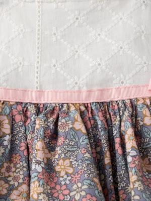 ロンパース・カバーオール|【ベビー服】【Tappet】フラワープリントフリルロンパース