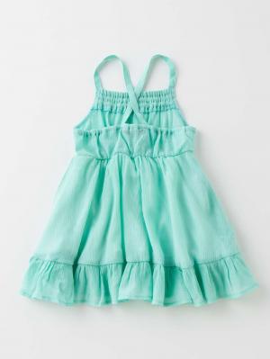 ベビー ワンピース|【ベビー服】Caldia（カルディア）楊柳サマードレスワンピース|サックス