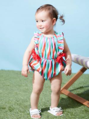 甚平・浴衣|【ベビー服】Caldia（カルディア）甚平リボンオール|レッド