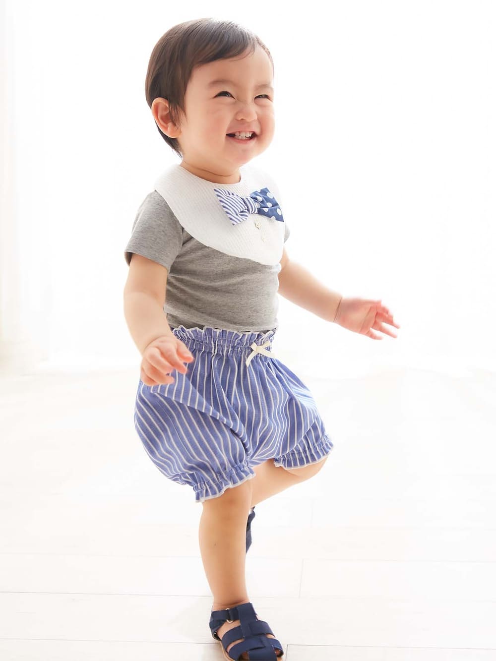 Mocmof 蝶ネクタイスタイ ブルマ ポーチ3点セット ベビー 新生児 服 ベビー用品通販 エンジェリーベ 公式