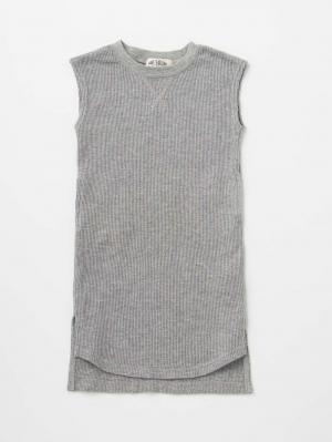 ベビー ワンピース|【ベビー服】MAKE YOUR DAY（メイクユアデイ）ワッフルノースリ―ブワンピース|グレー