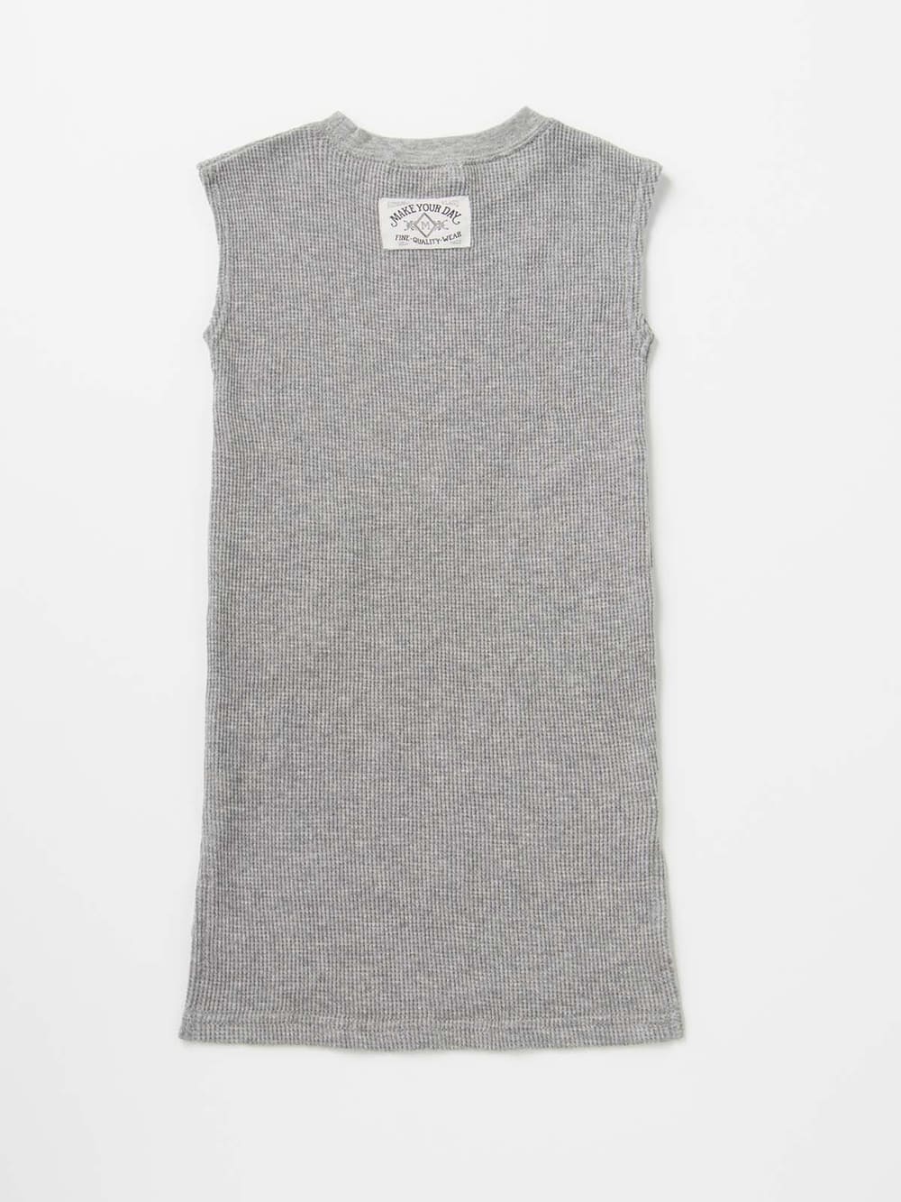 ベビー ワンピース|【ベビー服】MAKE YOUR DAY（メイクユアデイ）ワッフルノースリ―ブワンピース