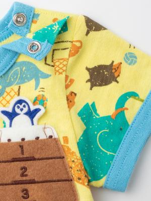 ベビートップス|【ベビー服】【BIT'Z】動物スポーツ柄Tシャツ