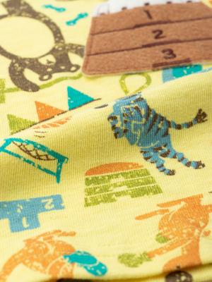 ベビートップス|【ベビー服】【BIT'Z】動物スポーツ柄Tシャツ