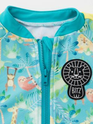 甚平・浴衣|【BIT'Z】ジャングル柄ラッシュガード