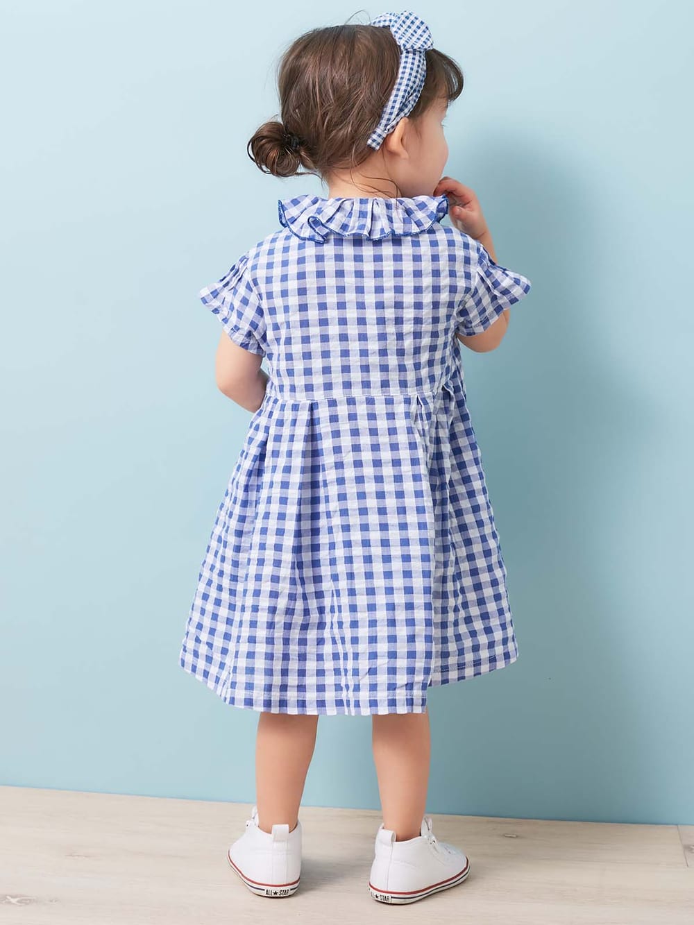 ベビー ワンピース Seraph ギンガムチェックワンピース ベビー 新生児 服 ベビー用品通販 エンジェリーベ 公式