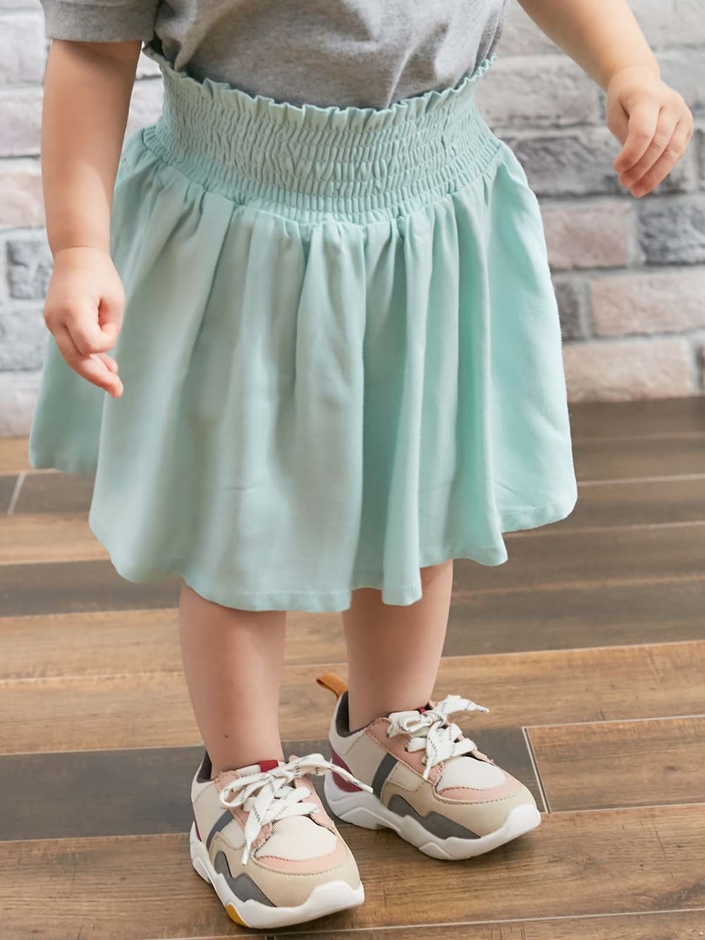 ベビー スカート | Seraph(セラフ)インパンツ付きシャーリングスカート ｜ベビー服（新生児服）・ベビー用品通販｜ エンジェリーベ 公式