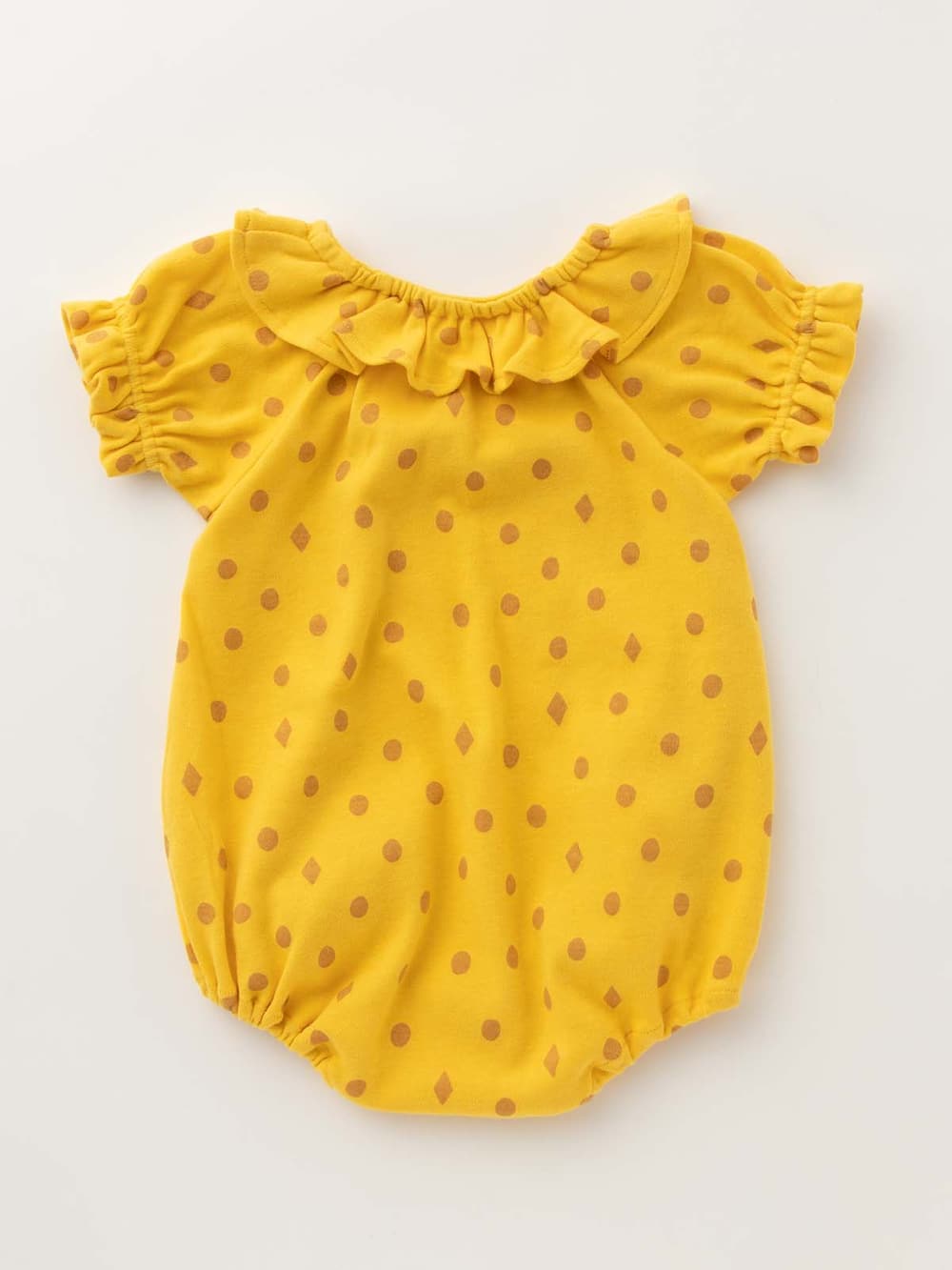 ロンパース・カバーオール|【ベビー服】Ampersand（アンパサンド）フリル襟付きボディ