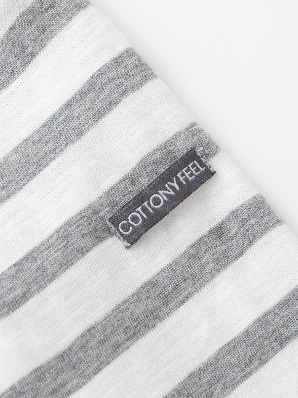 ベビートップス|Ampersand（アンパサンド）デイリーボーダー7分袖Tシャツ