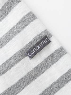 ベビートップス|Ampersand（アンパサンド）デイリーボーダー7分袖Tシャツ