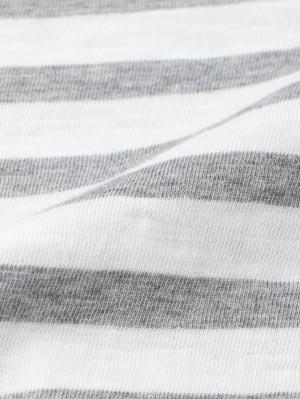 ベビートップス|Ampersand（アンパサンド）デイリーボーダー7分袖Tシャツ