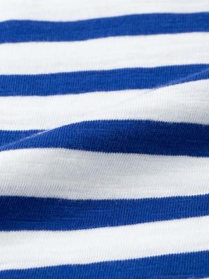 ベビートップス|Ampersand（アンパサンド）デイリーボーダーロングTシャツ