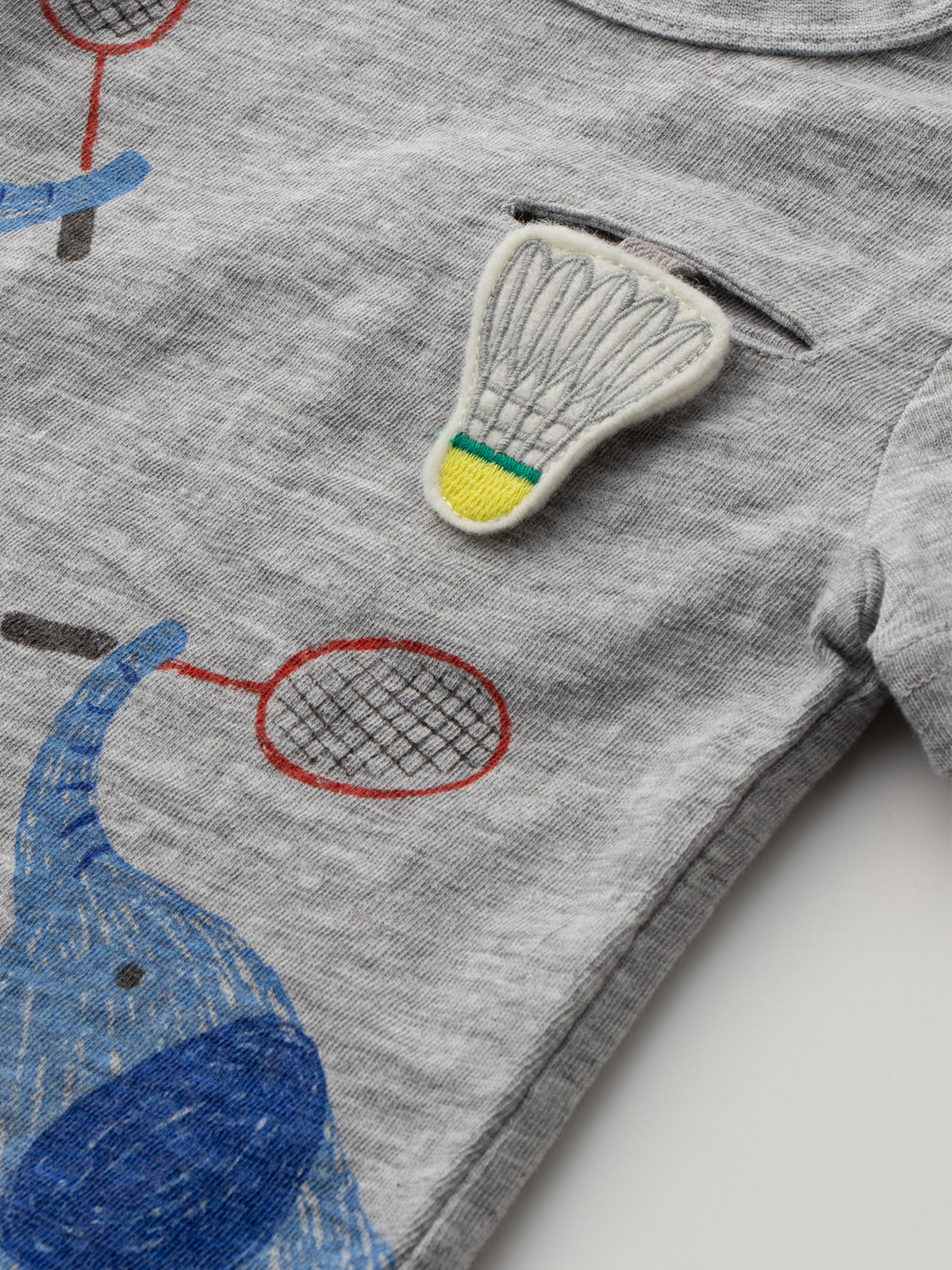 ベビートップス|アニマルプリントTシャツ