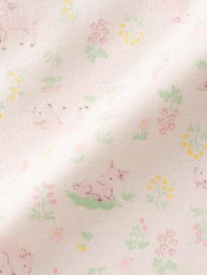 コンビ肌着・新生児/ベビー肌着|Boribon oeuf（ボリボンウーフ）オーガニックフライスプリント短肌着