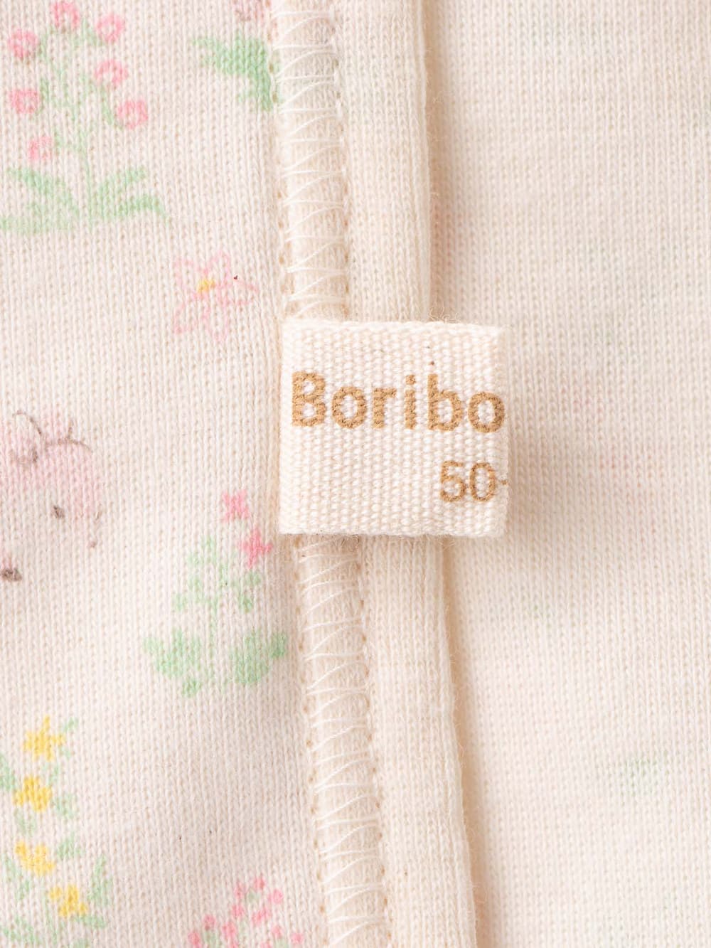 コンビ肌着・新生児/ベビー肌着|Boribon oeuf（ボリボンウーフ）オーガニックフライスプリント短肌着