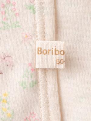 コンビ肌着・新生児/ベビー肌着|Boribon oeuf（ボリボンウーフ）オーガニックフライスプリント短肌着