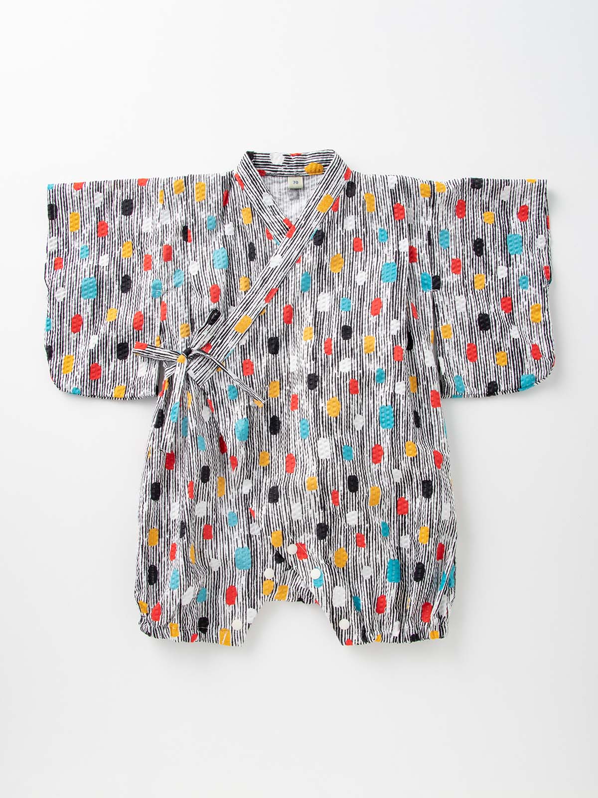 甚平・浴衣|OCEAN&GROUND(オーシャンアンドグラウンド)甚平|ブラックストライプ