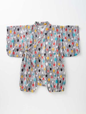 甚平・浴衣|OCEAN&GROUND(オーシャンアンドグラウンド)甚平|ブラックストライプ