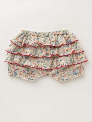 ベビー ブルマ|【ベビー服】【日本製】【BIJOUX & BEE】花柄ラッフルブルマ