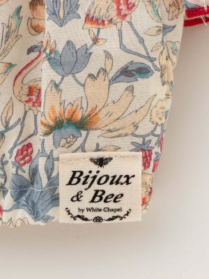 ベビー服】【日本製】【BIJOUX & BEE】花柄ラッフルブルマ