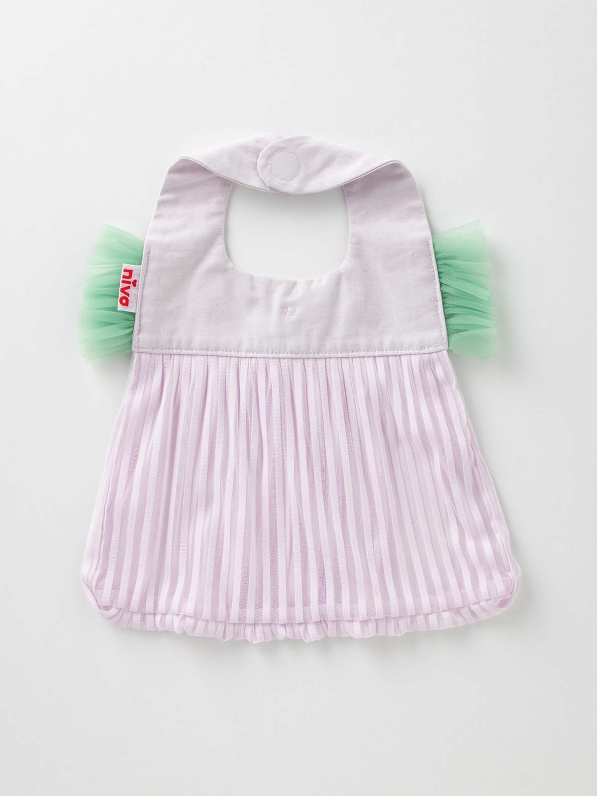 スタイ（よだれかけ）|【日本製】【niva】チュールスリーブビブ